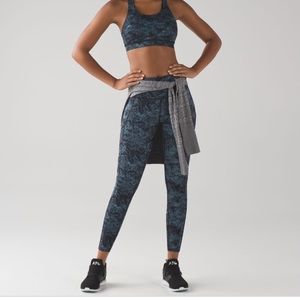 Lululemon Fast & Free (4) Fairisle multi black